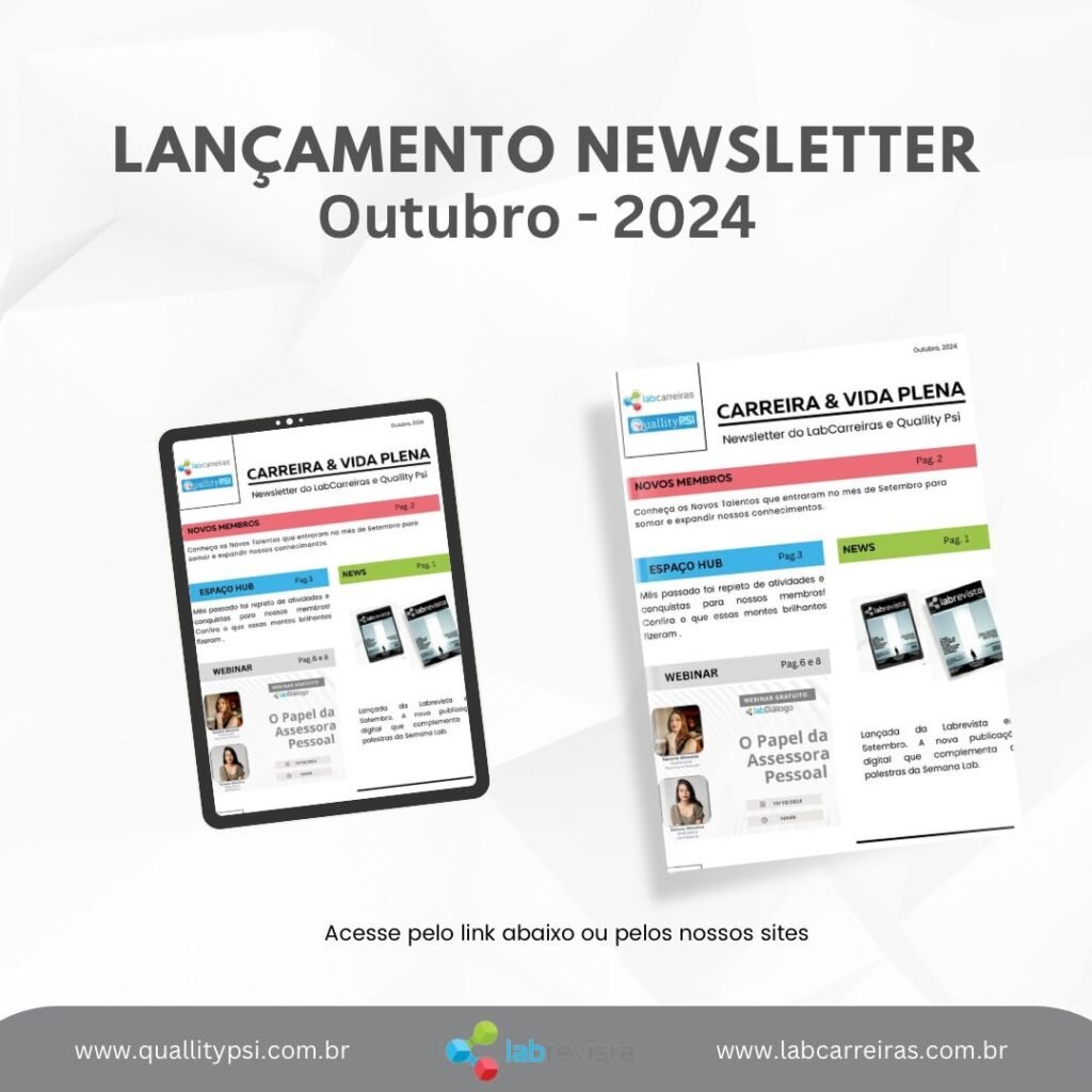 Newsletter de Outubro: Fique por Dentro das Novidades!