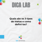 Quais são os 3 tipos de metas e como defini-las?